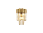 Georgia 3lt Wall Light - Matt Black/Brass/Polished Nickel - Cusack Lighting