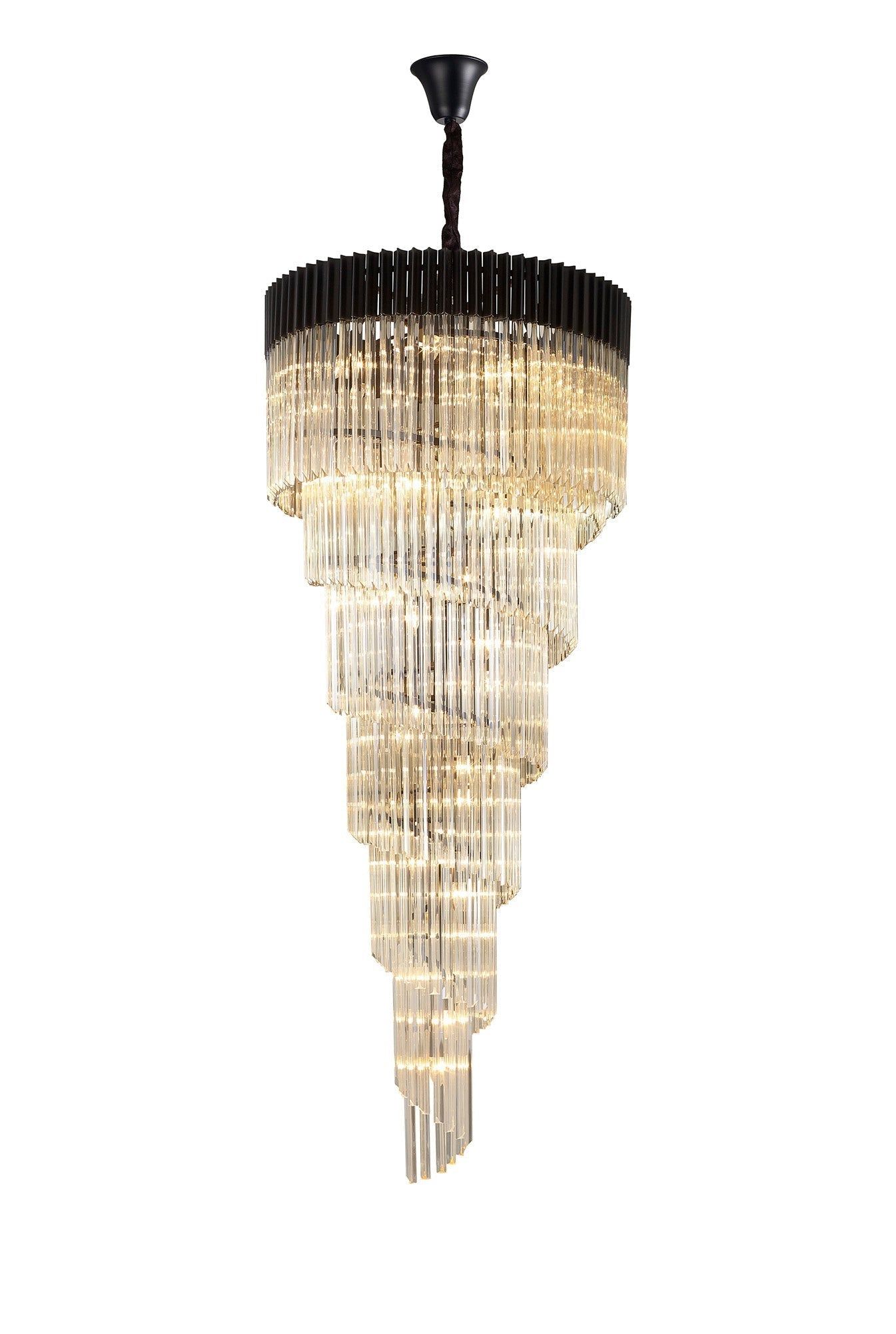 Georgia, Round, 7 Tier, 31 Lt Pendant Chandelier