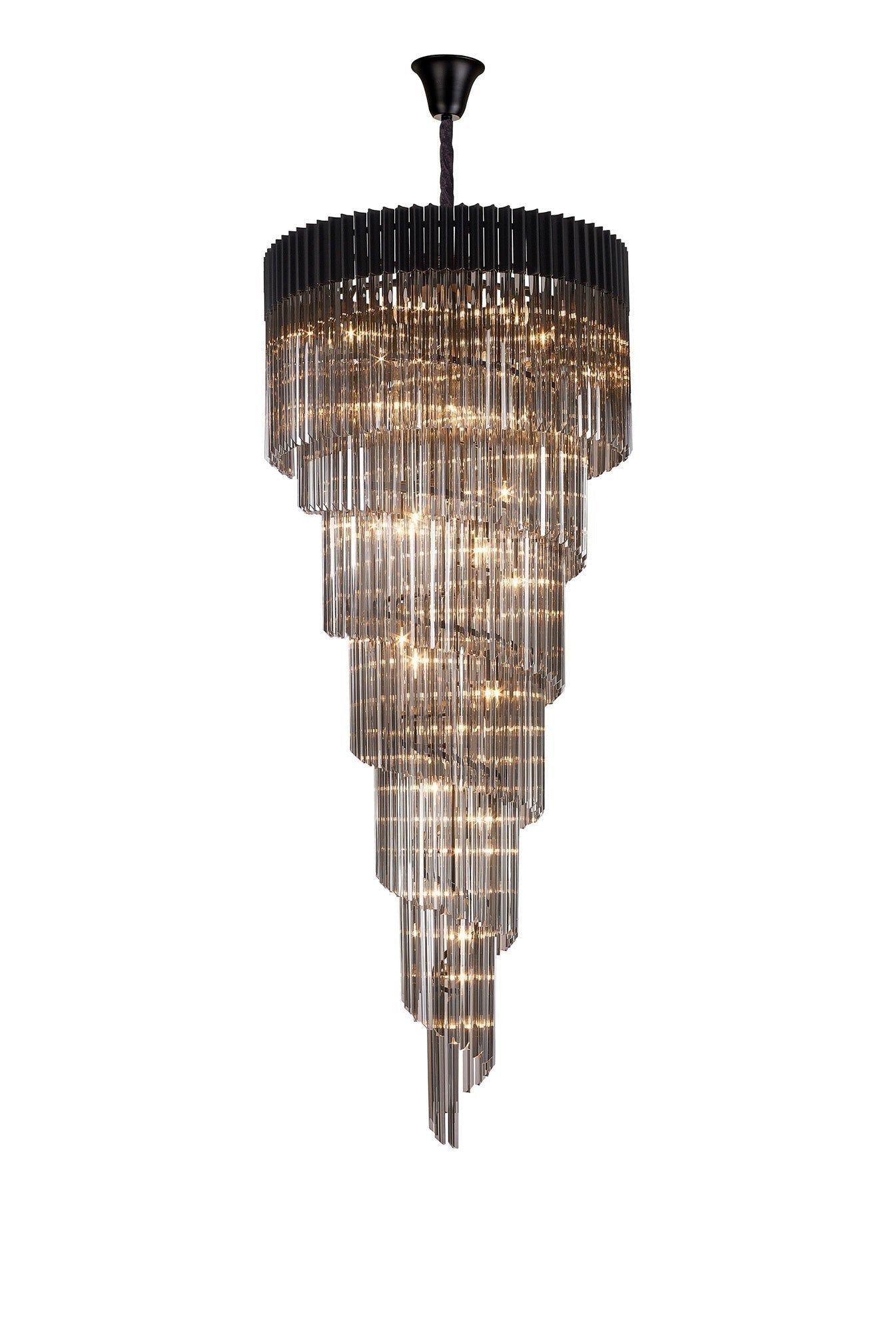 Georgia, Round, 7 Tier, 31 Lt Pendant Chandelier