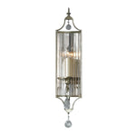 Gianna 1Lt Wall Light - Gilded Silver Finish