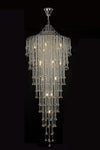 Inina Tall Pendant 15 Light E14  - French Gold/Polished Chrome - Cusack Lighting