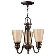 Mayflower 3Lt Centre Ceiling Light - Olde Bronze Finish