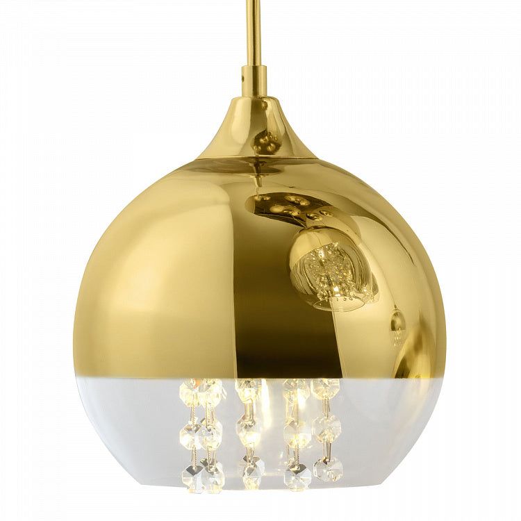 MAYTONI | Fermi 5lt Pendant Lamp | Gold w/Chromo & Glass - Cusack Lighting