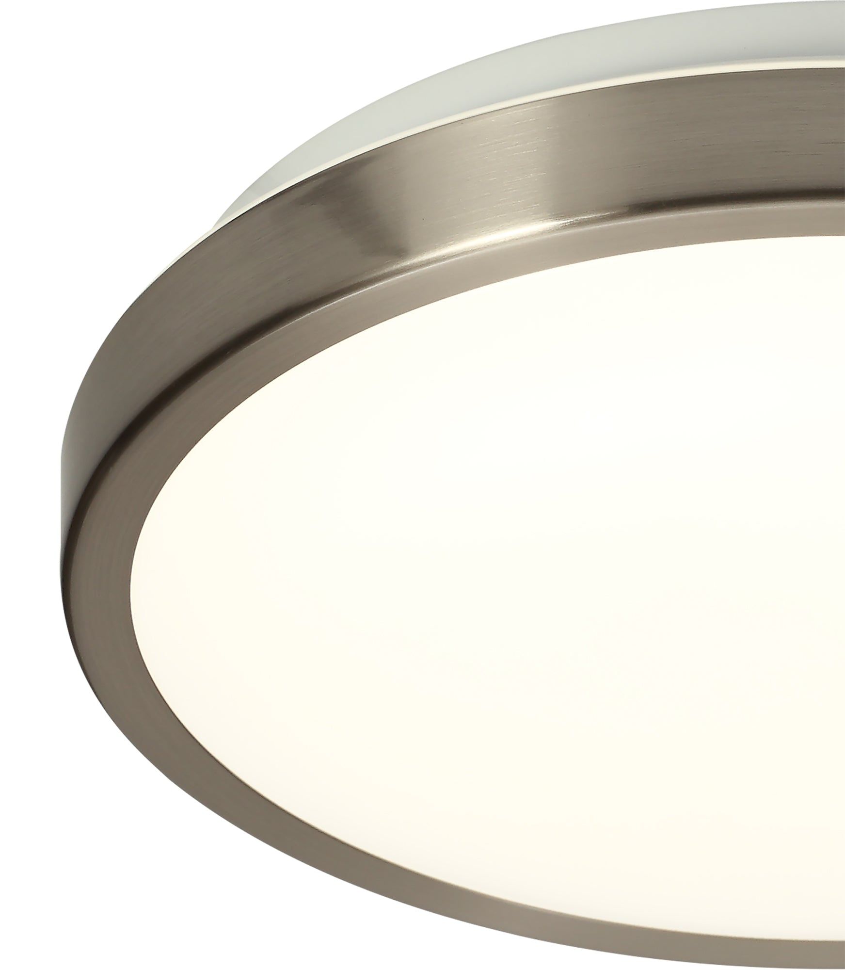 Toerbi Ceiling, 1 x 12W LED, 4000K, 565lm, IP44, Satin Nickel/White, Soft Bronze/White 3yrs Warranty