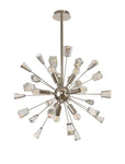 Taranto Pendant Sputnik, 9 Light E14, , Polished Nickel/Brushed Gold & Gloss Black/Crystal