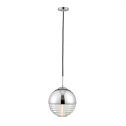 Paloma 1Lt Pendant Light - Chrome/Copper/Gold