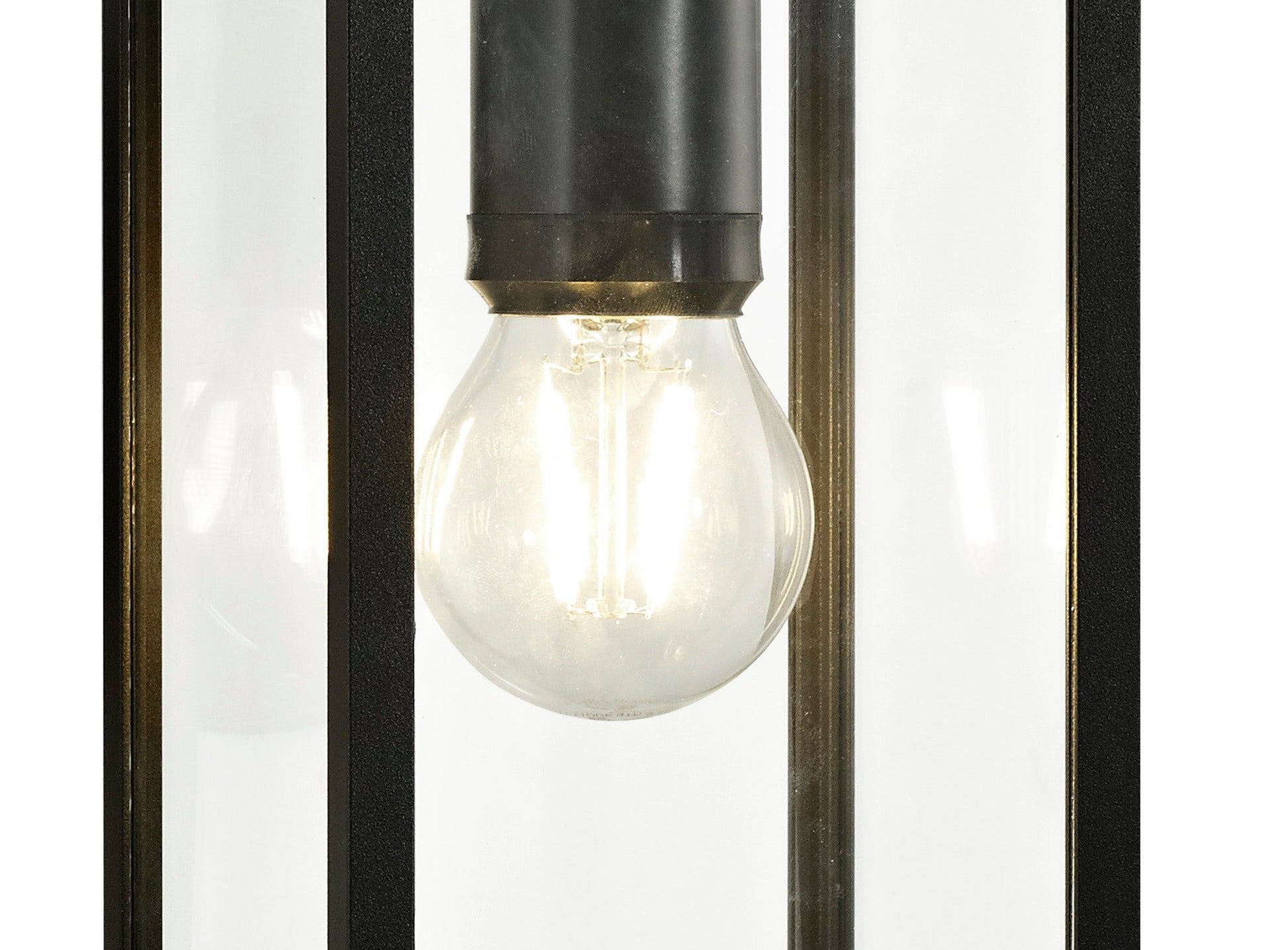 Privins Downward Wall Lamp, 1 x E27, IP54, Graphite Black, 2yrs Warranty