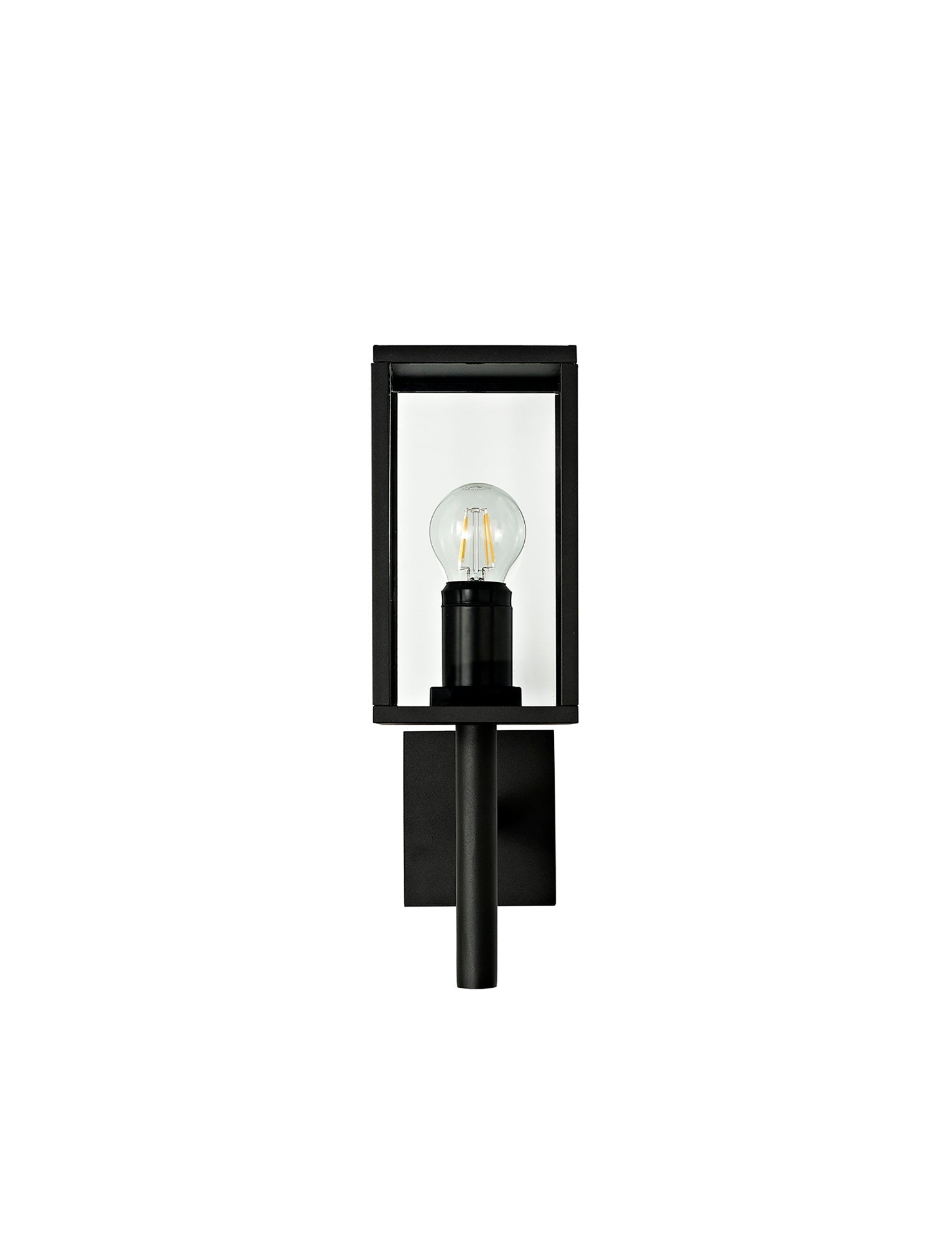Privins Upward Wall Lamp, 1 x E27, IP54, Graphite Black, 2yrs Warranty
