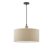 Ronda Easy Small Fit Shade And Diffuser Only Small- Ecru Finish