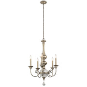 Rosalie 5L Centre Ceiling Light - Sterling Gold Finish