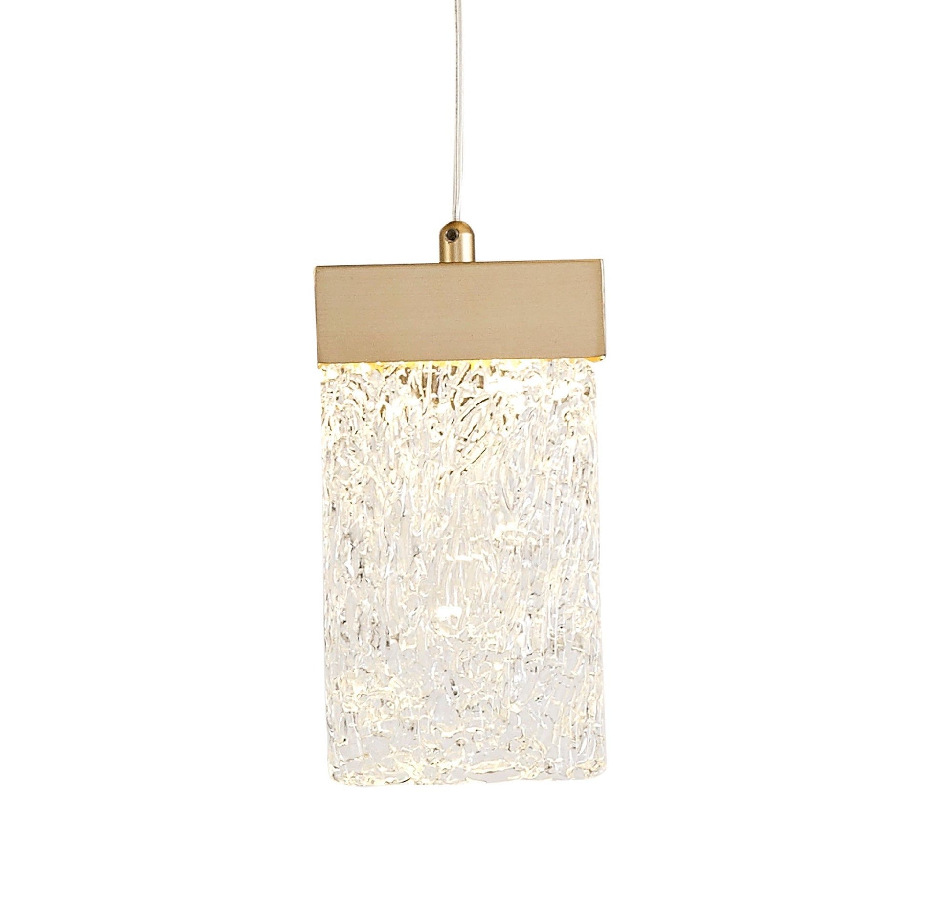 Spades Pendant Round 5m, 21 x 4.5W LED, 3000K, 3360lm, Painted Brushed Gold, 3yrs Warranty Item Weight: 34.2kg