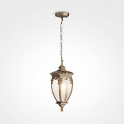 Fleur 1lt Pendant - Gold / Antique Bronze