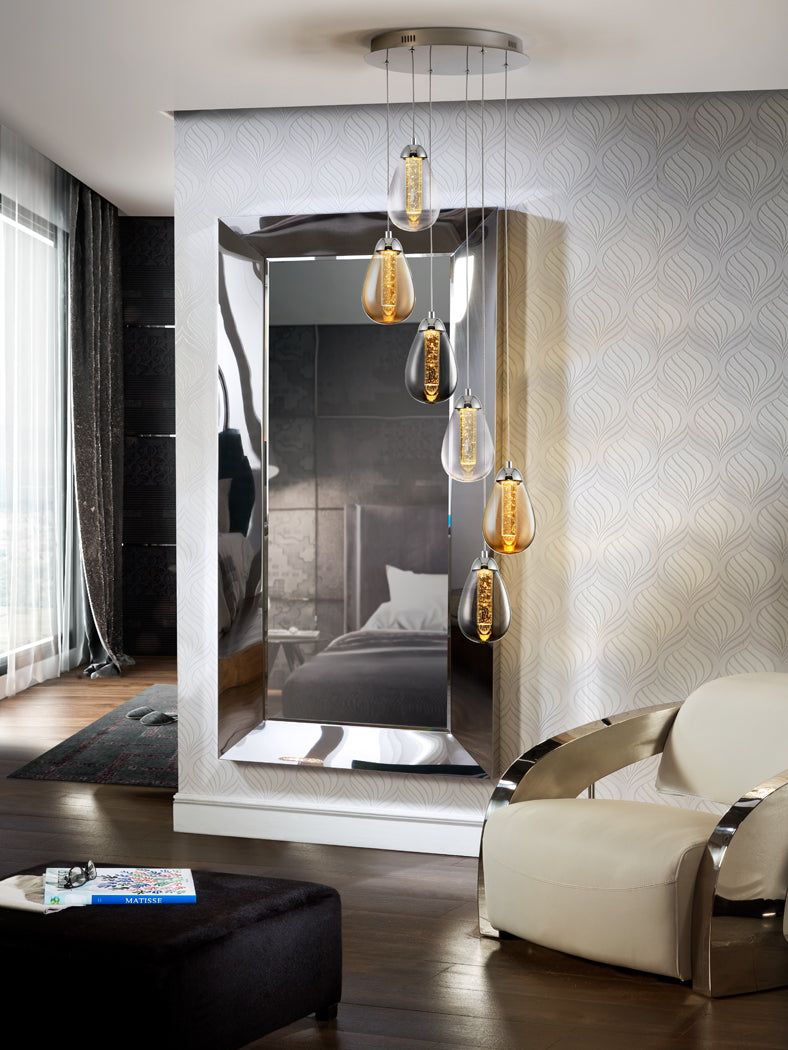 Taccia Lamp 3/6 L,chrome/colour