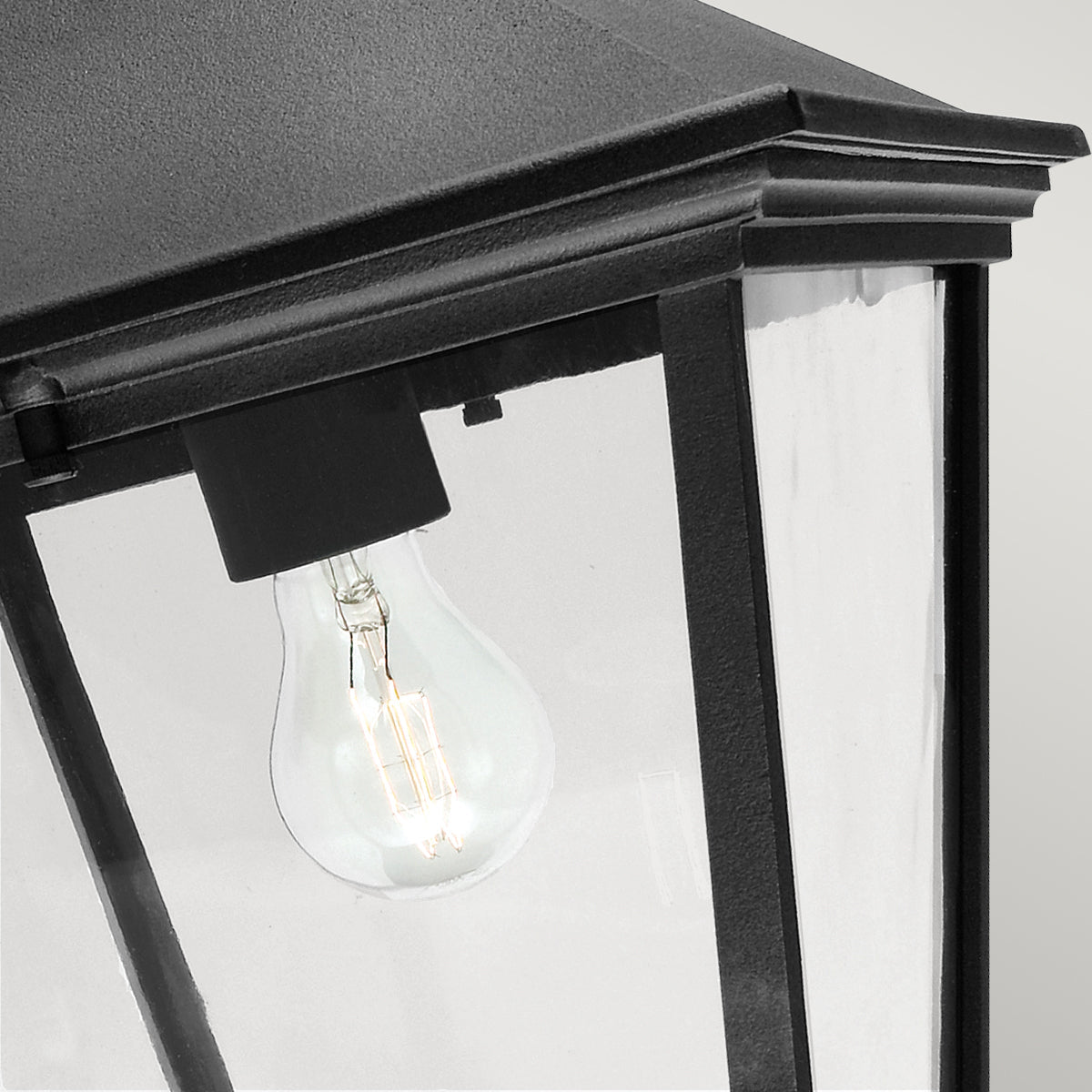Turin 1 Light Medium/Large Down/Up Wall Lantern - Black