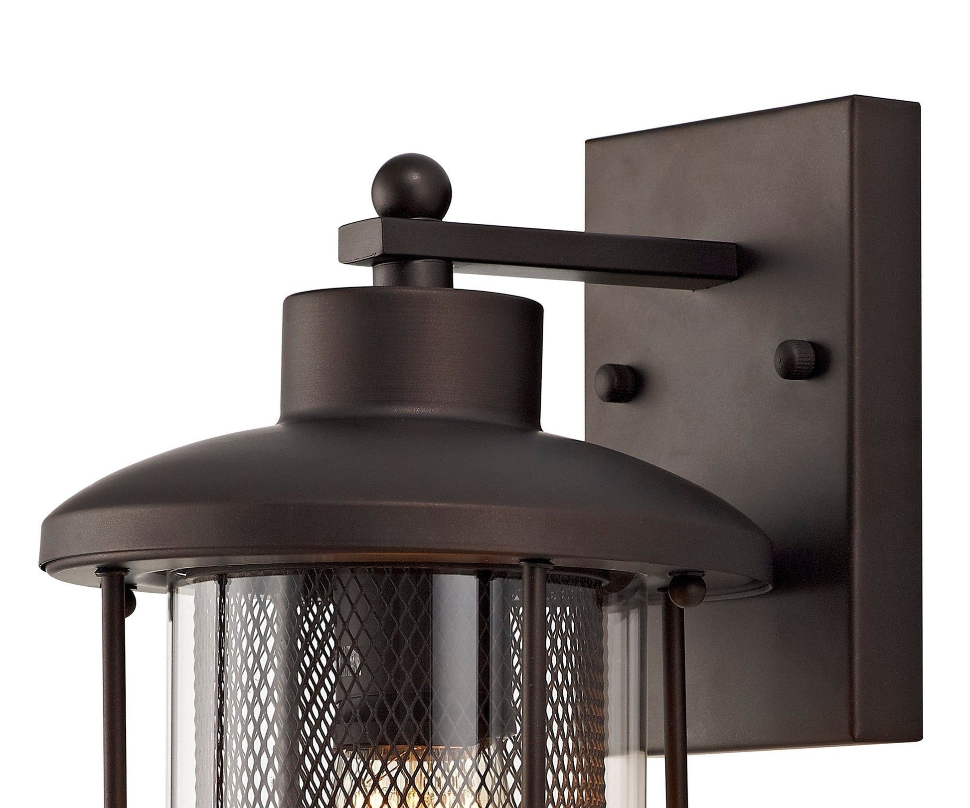 Turbo Extra Large/Large/Small Wall Lamp, Antique Bronze/Clear Glass, IP54, 2yrs Warranty