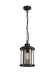 Turbo Pendant, Antique Bronze/Clear Glass, IP54, 2yrs Warranty