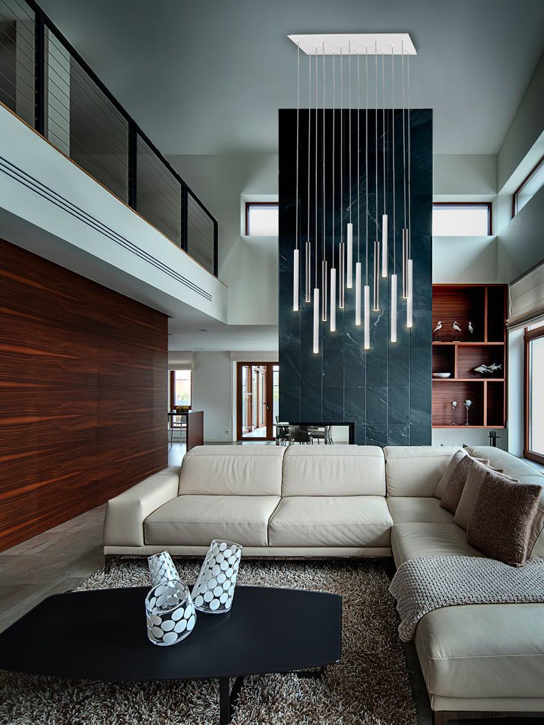 Varas Cluster Light ,14 L., Gold/White, Chrome/White. Gold/Black-Finish