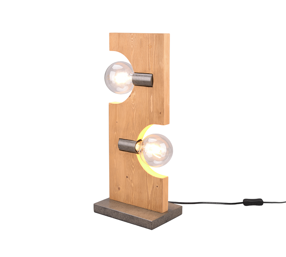 Exposed Bulb Table Lamps