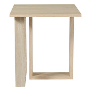 Prue Side Table- Travertine Effect
