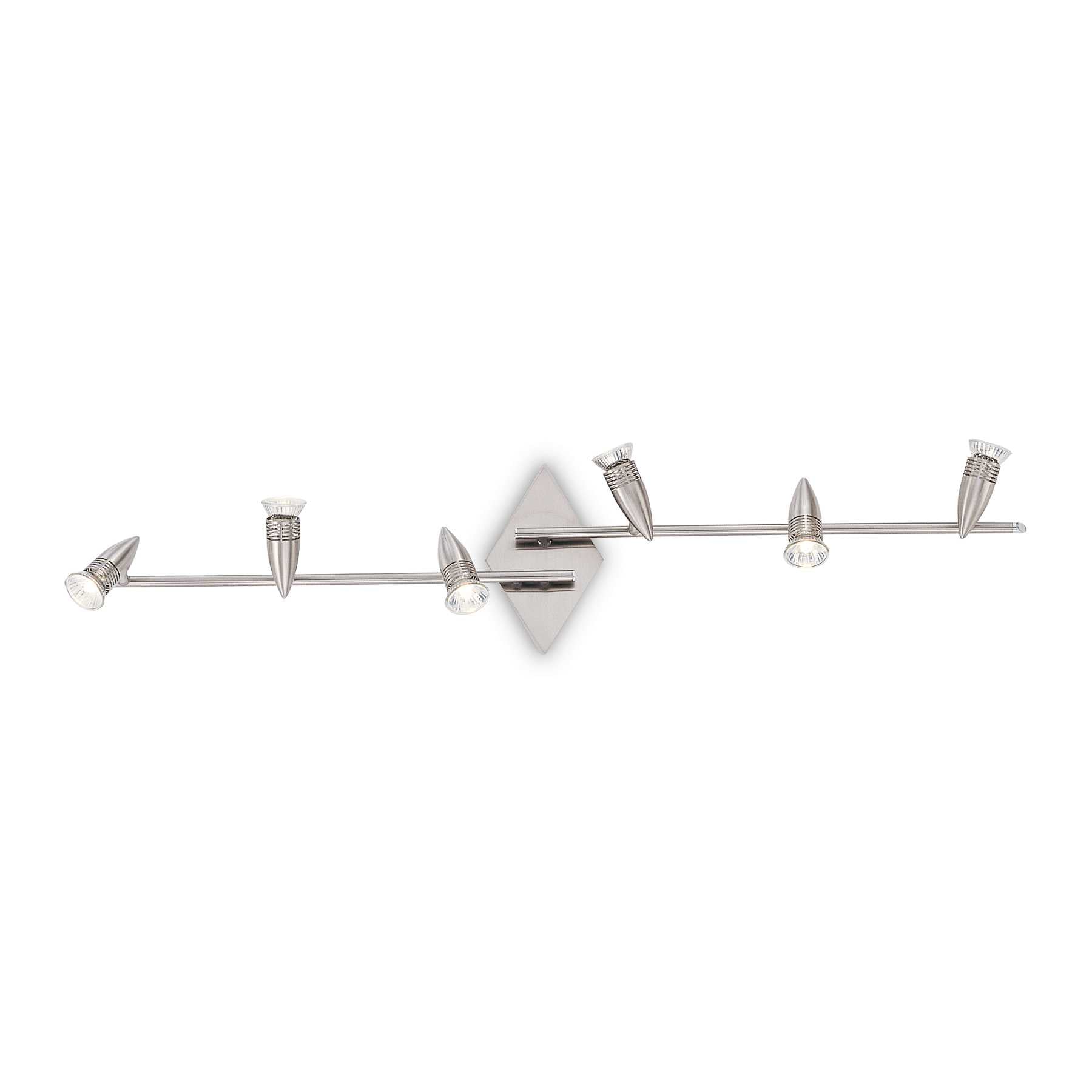 Alfa 4/6Lt Bar Spotlight IP20 - White/Nickel