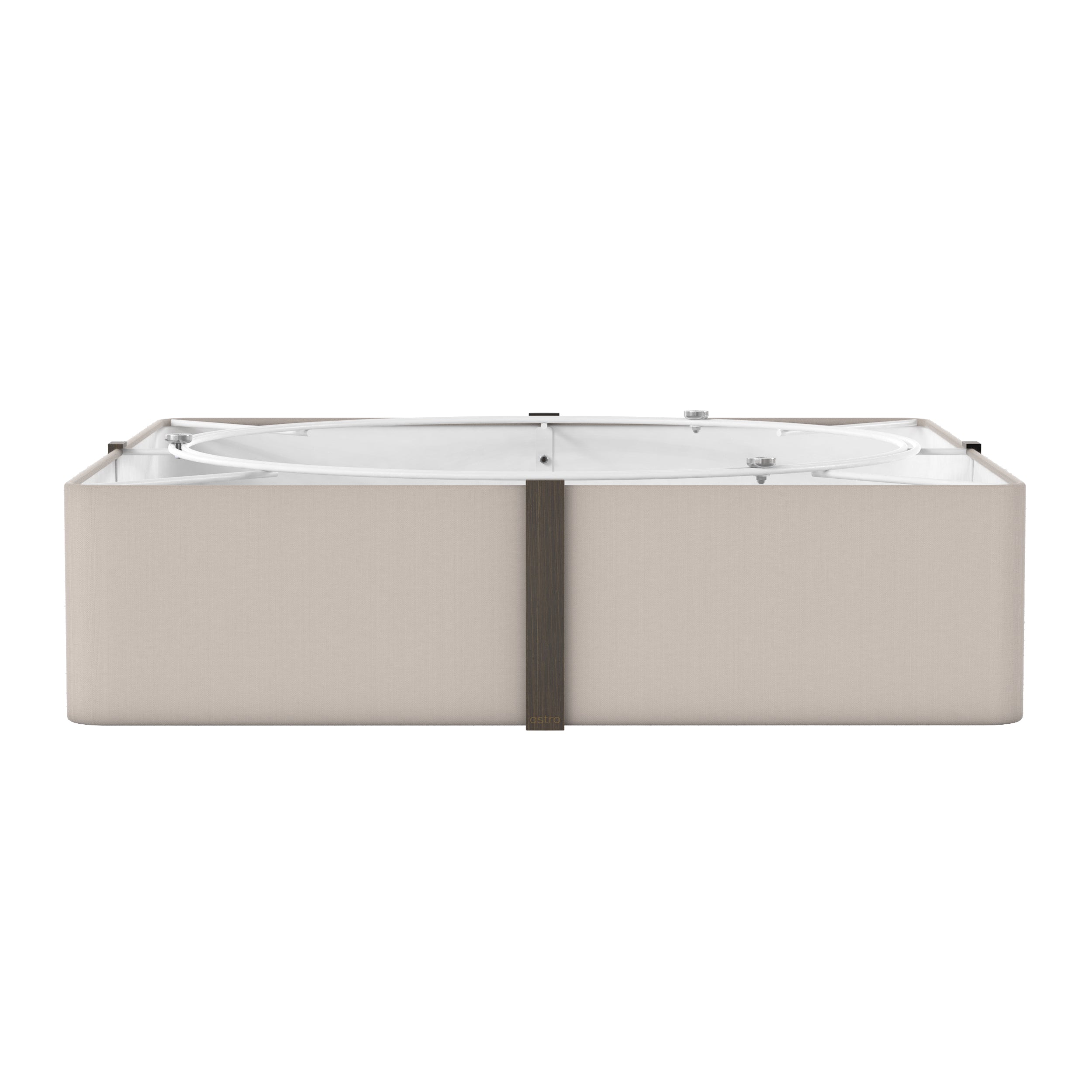 Elba Square 350/500 Shade- White/ Putty Finishes