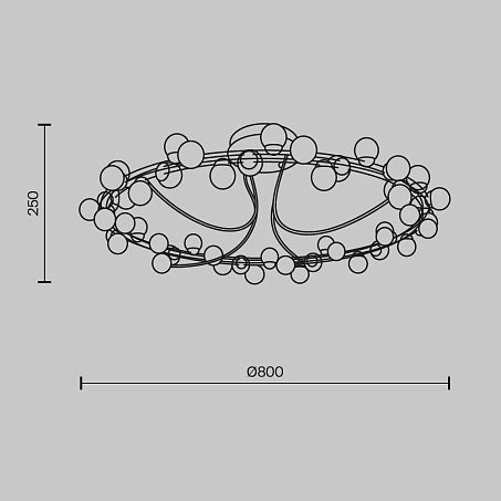 Tessara Ceiling Lamp- 55W/ 72W