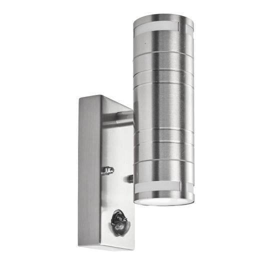 1318-2-LED OUTDOOR WALL LIGHT SENSOR FITTING LED OUTDOOR - Cusack Lighting