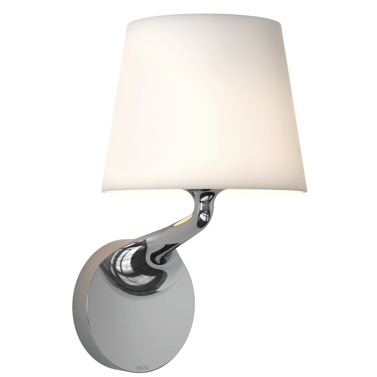 Millie Bathroom Wall Light- Polished Chrome/ Matt Black