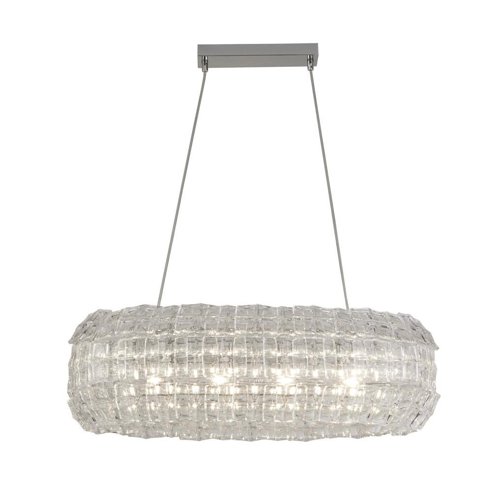 4Lt Pendant Clear Acrylic Tiles