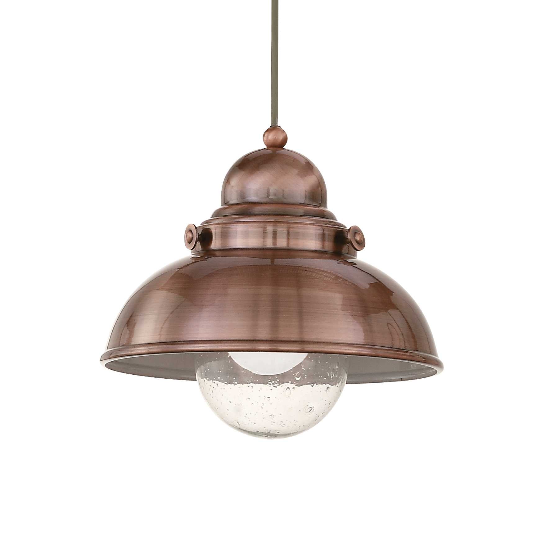 Sailor Pendant - Burnish/Copper Finish - Cusack Lighting