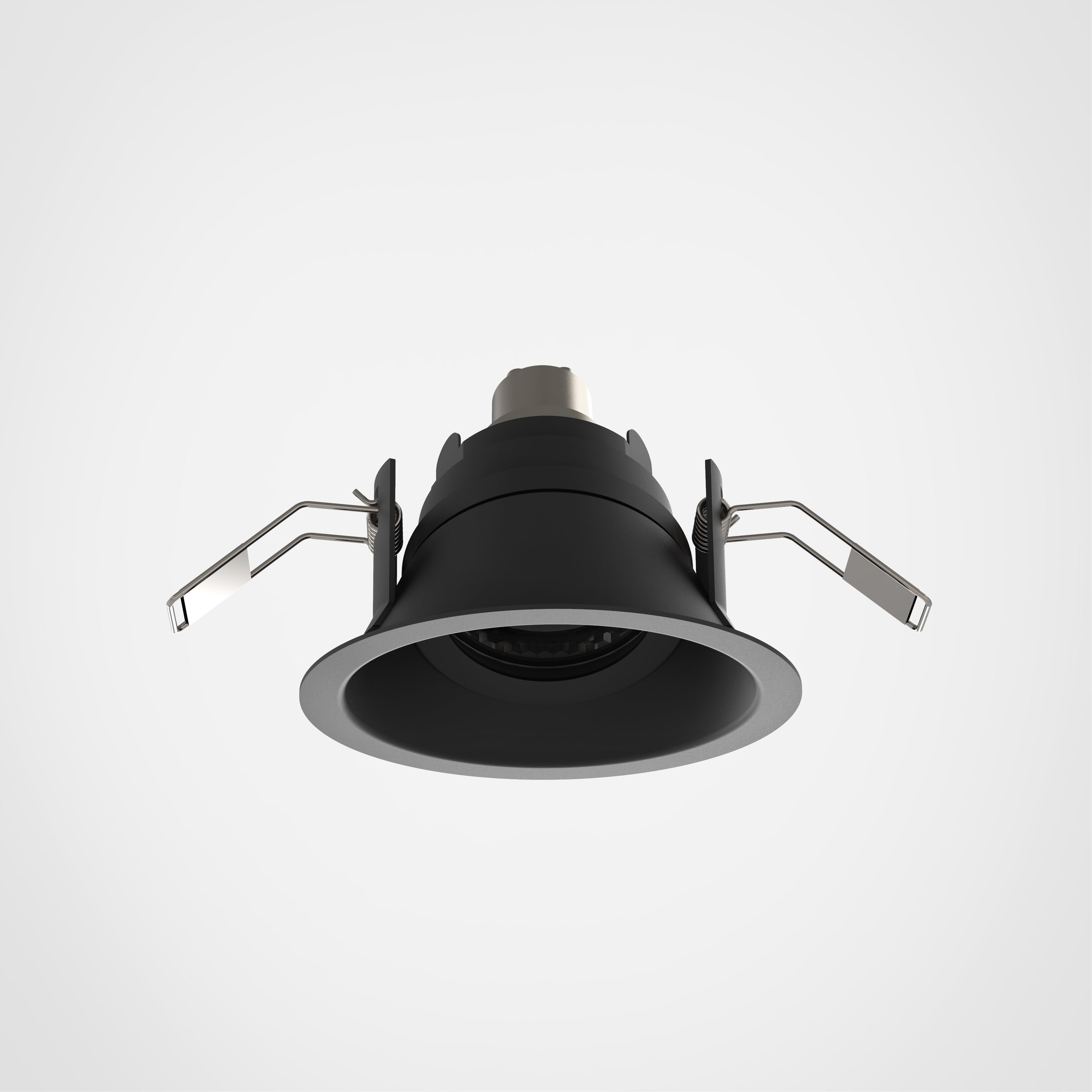 Minima Round/Square IP65 Bathroom Recessed Ceiling Light Various Types - Matt Black/Matt White Finish