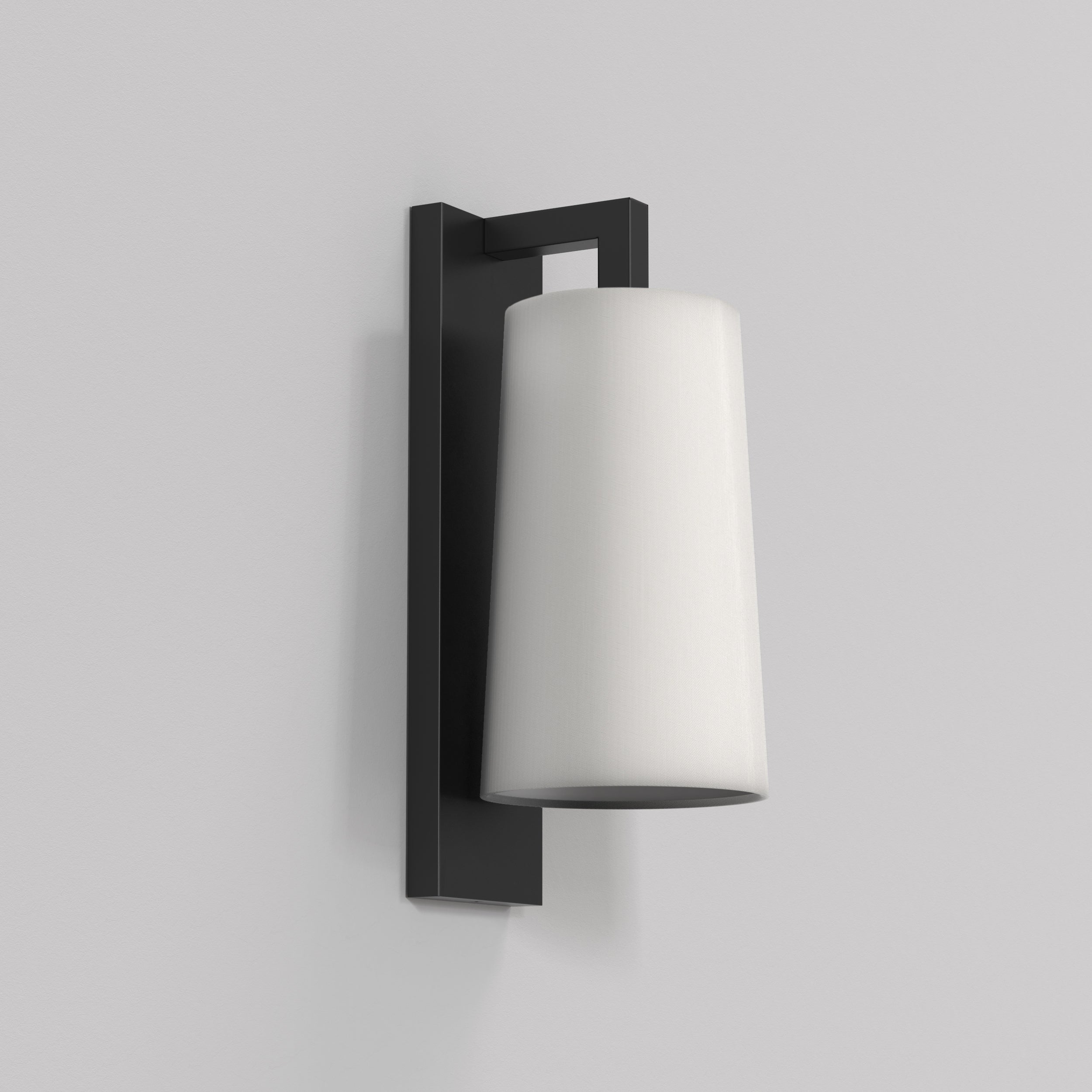 Cone 195 Shade- White/ Natural Brass