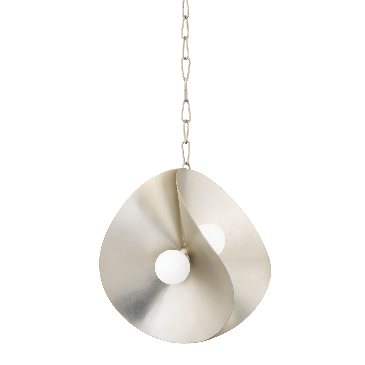 Peony 1Lt Small Pendant- Gold/ Silver