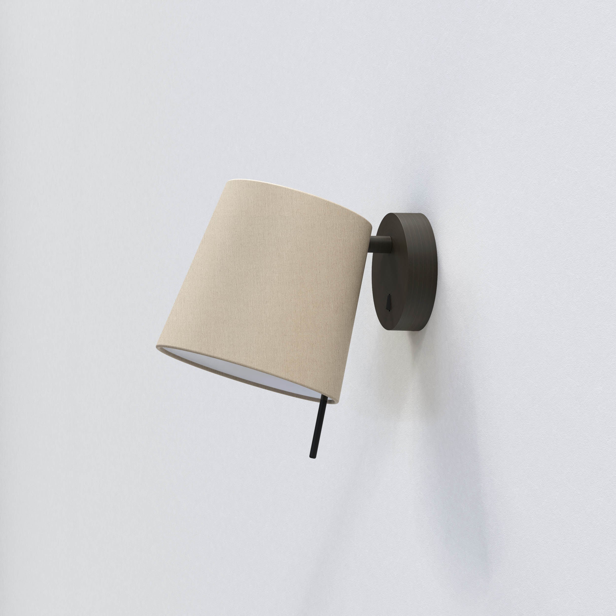 Mitsu Wall Light- Matt Nickel/ Bronze
