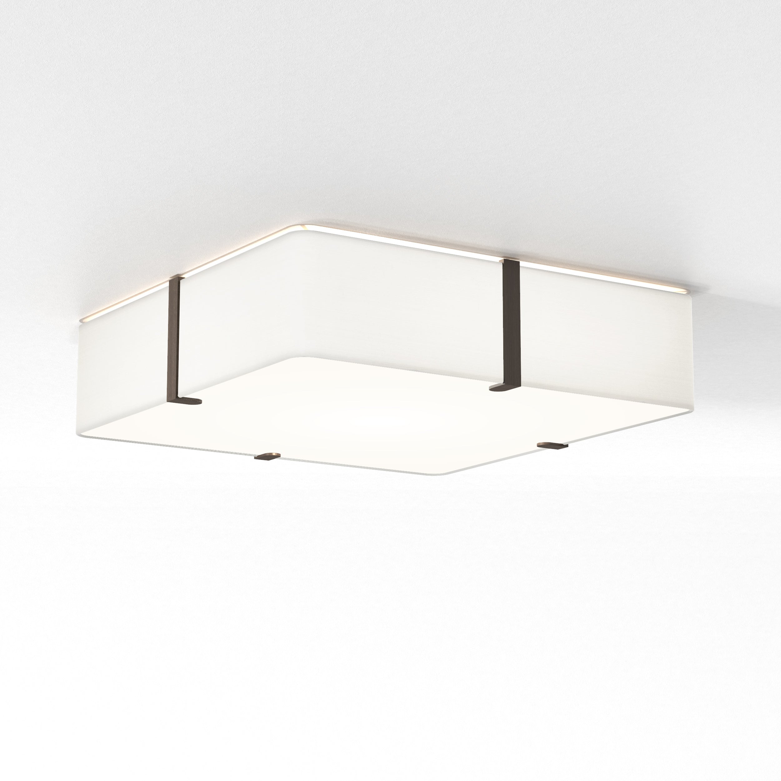 Elba Square 350/500 Shade- White/ Putty Finishes