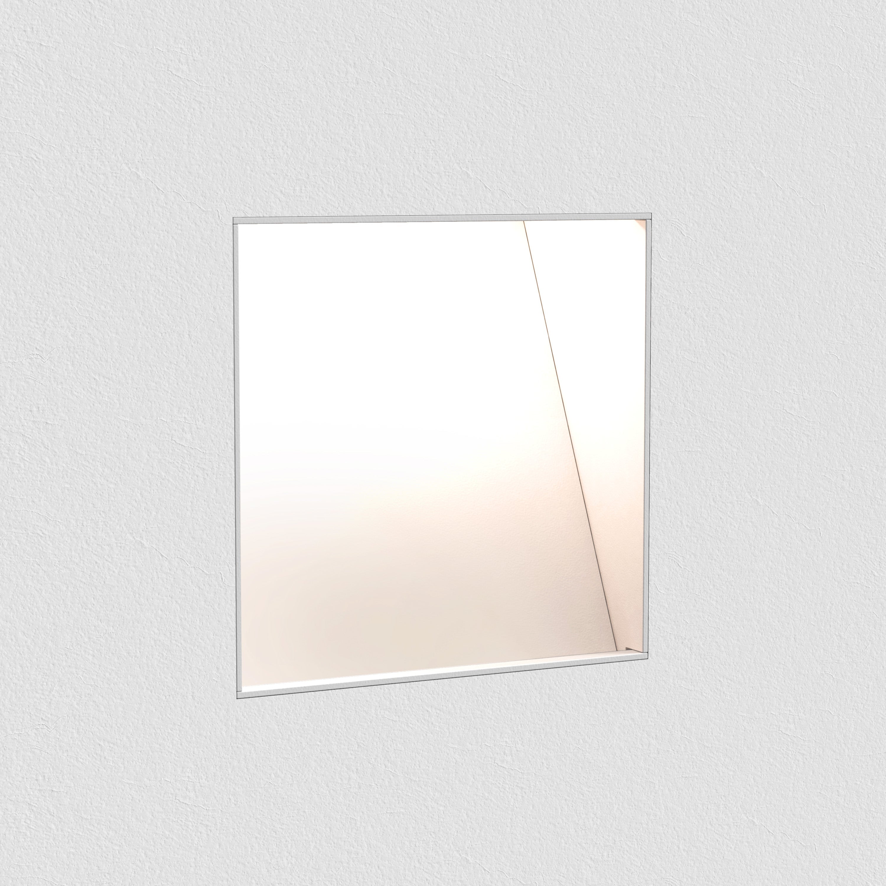 Borgo Trimless Bathroom Recessed Wall Light Integrated LED IP20 Various Types - Matt White Finish
