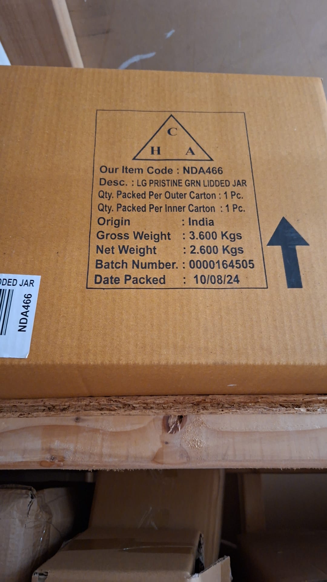 Large Green to Brown Ombre Jewel Lidded Jar - Christmas Gift