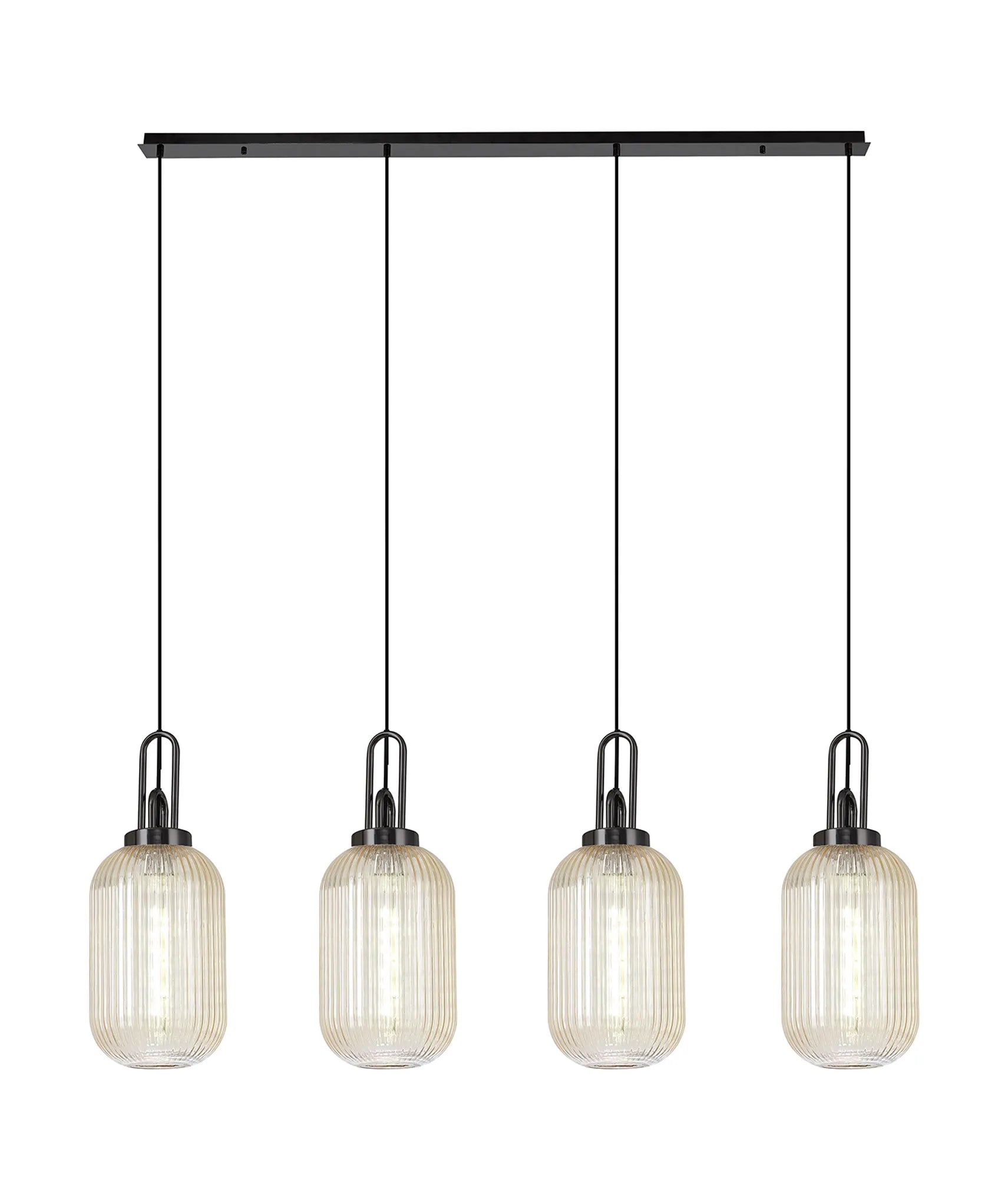 Cadiz 4Lt Linear Pendant - Various Finishes