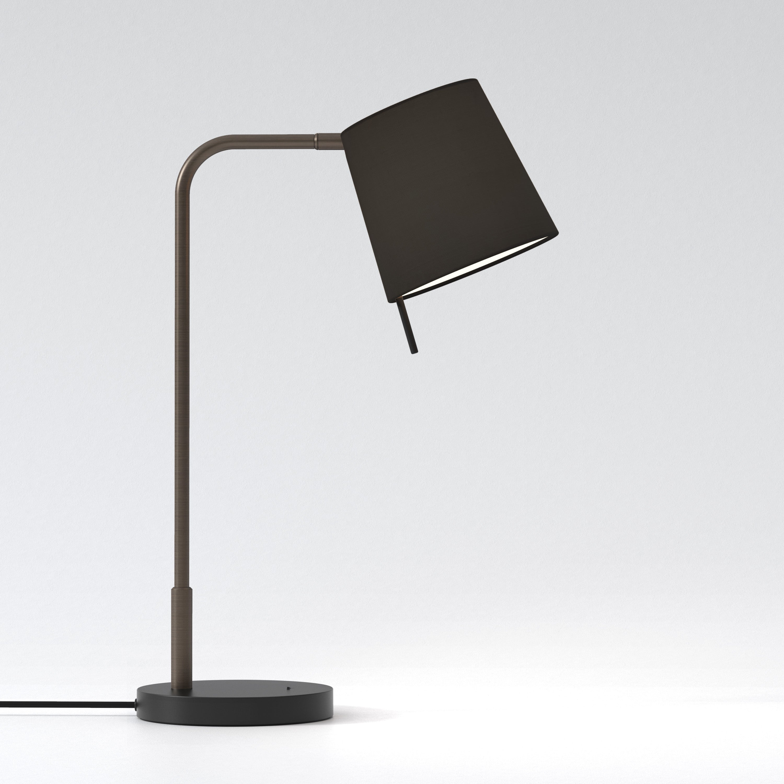 Mitsu Table Lamp- Matt Nickel/ Bronze