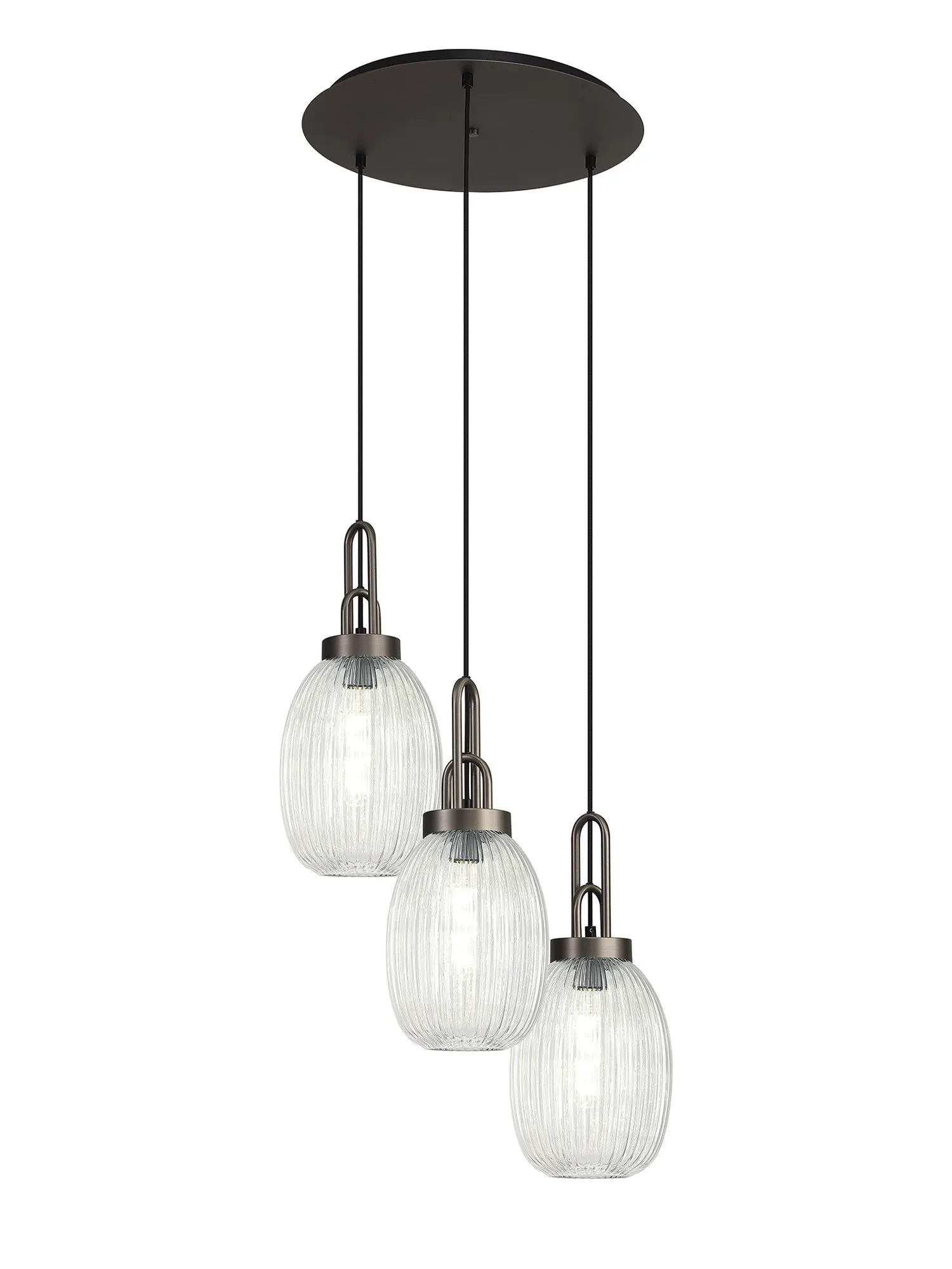 Cadiz 3 Light Cluster Pendant