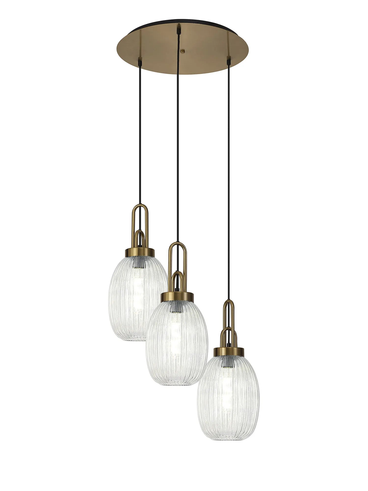 Cadiz 3 Light Cluster Pendant
