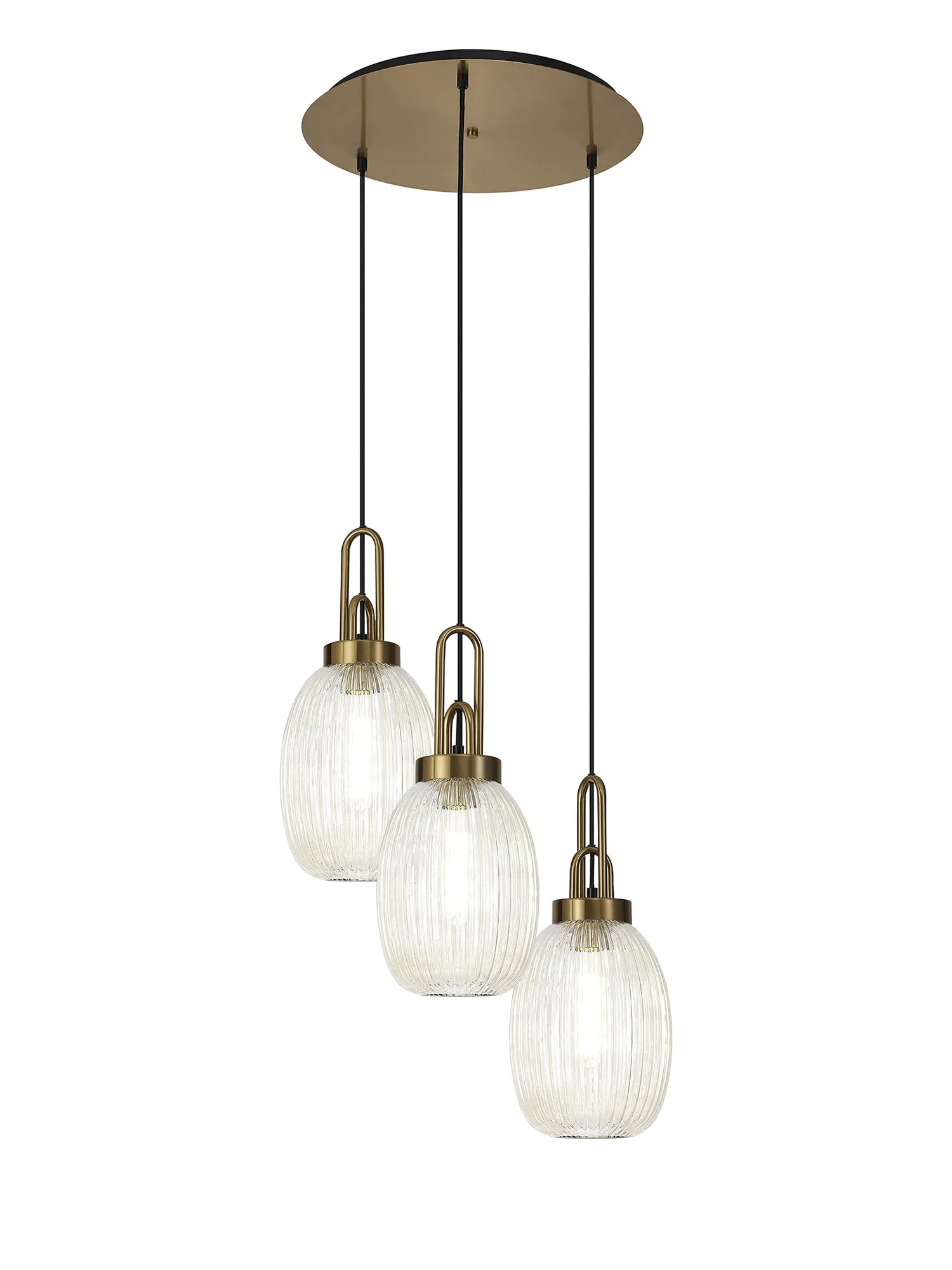 Cadiz 3 Light Cluster Pendant