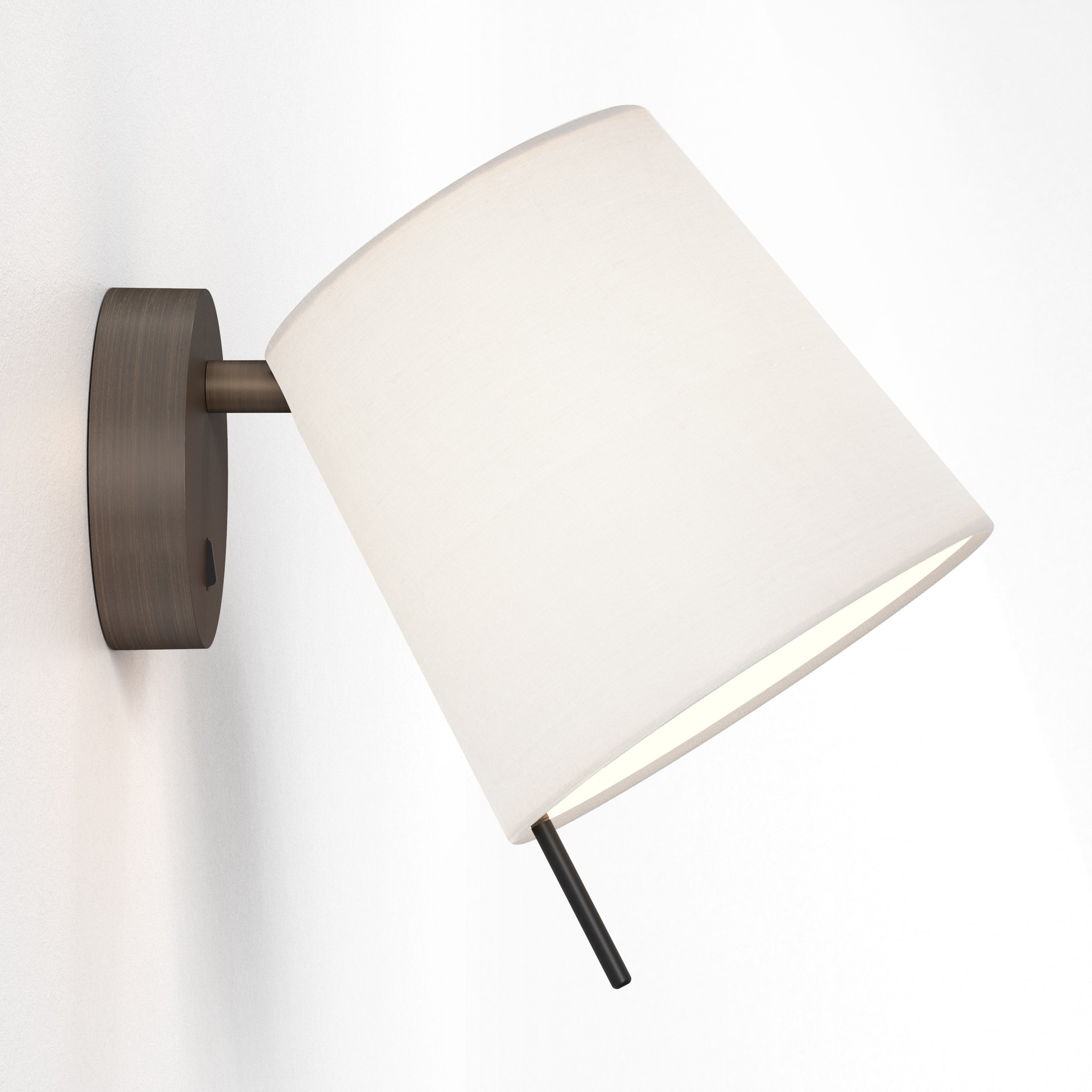 Mitsu Wall Light- Matt Nickel/ Bronze