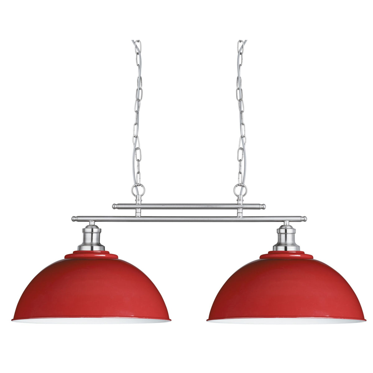 Fusion 2Lt Bar Ceiling Pendant Red- BLACK FRIDAY