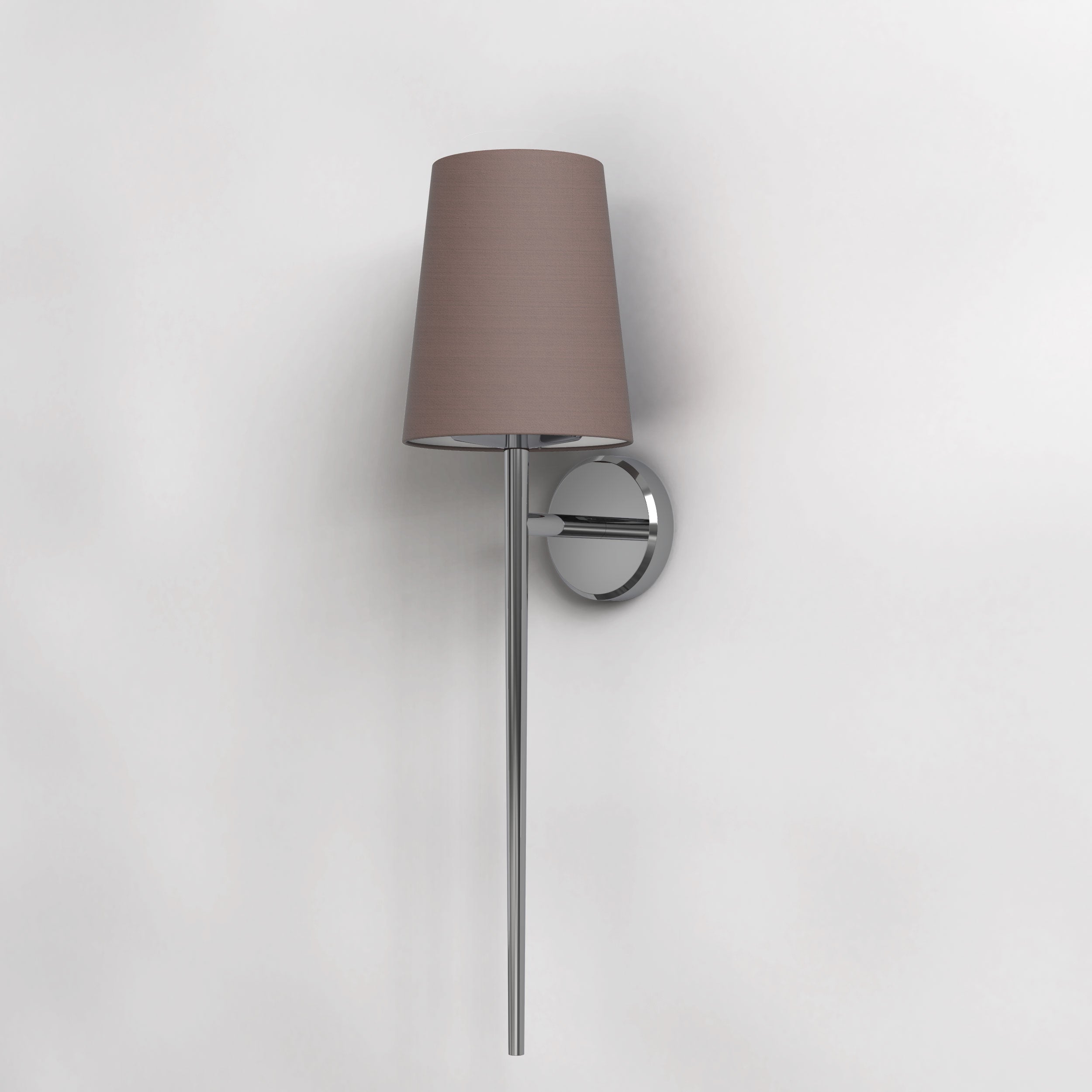 Beauville Bathroom Wall Light- Polished Chrome/ Bronze