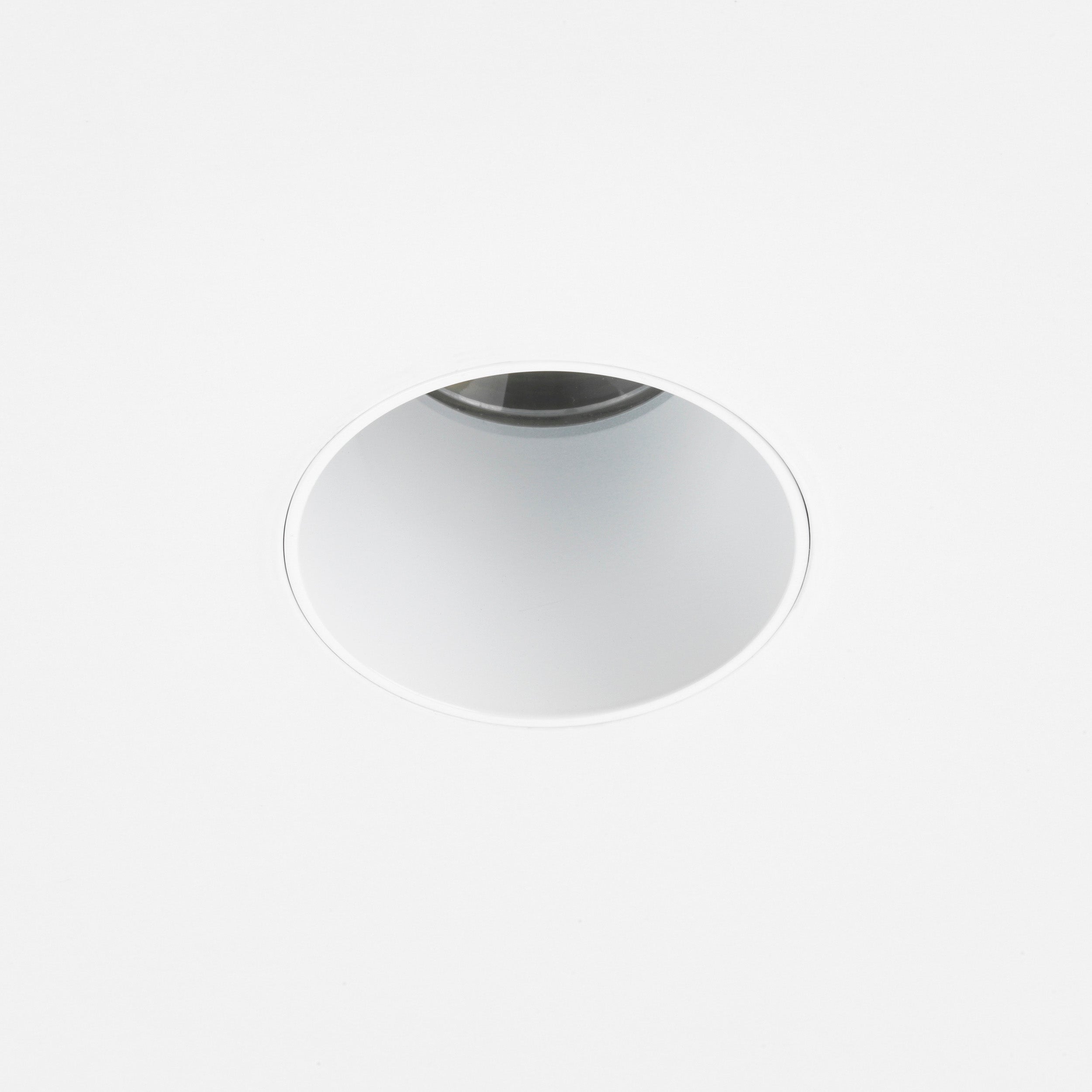 Void 55mm/80mm Bathroom Recessed Ceiling Light IP65 - Matt White Finish