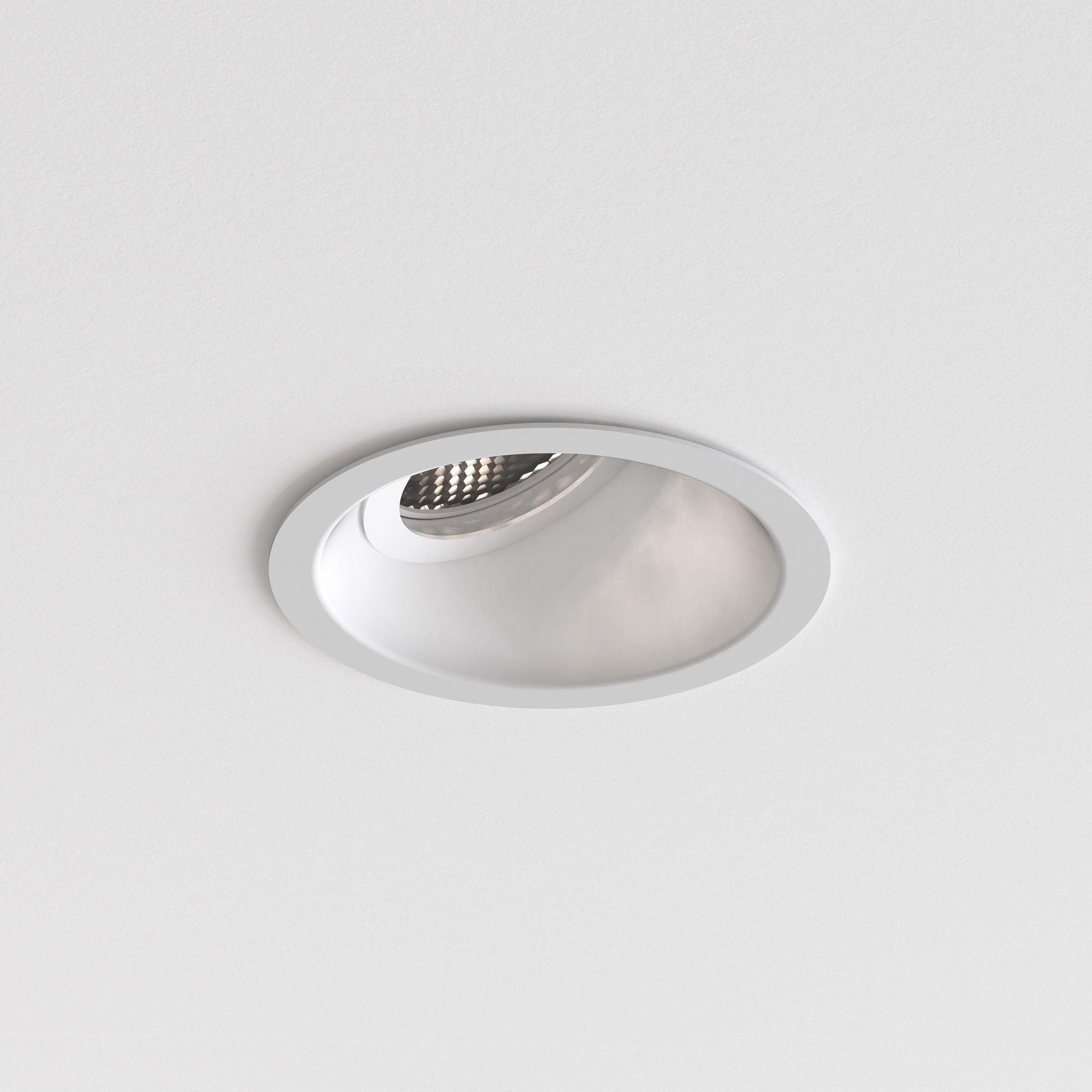 Minima Round/Square IP65 Bathroom Recessed Ceiling Light Various Types - Matt Black/Matt White Finish