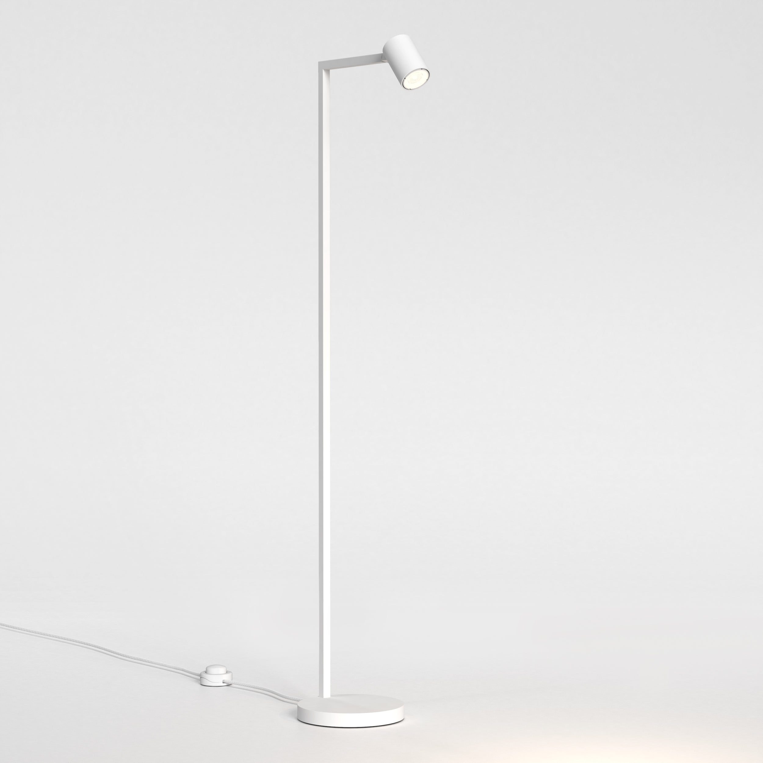 Ascoli Floor Lamp- Black/ White