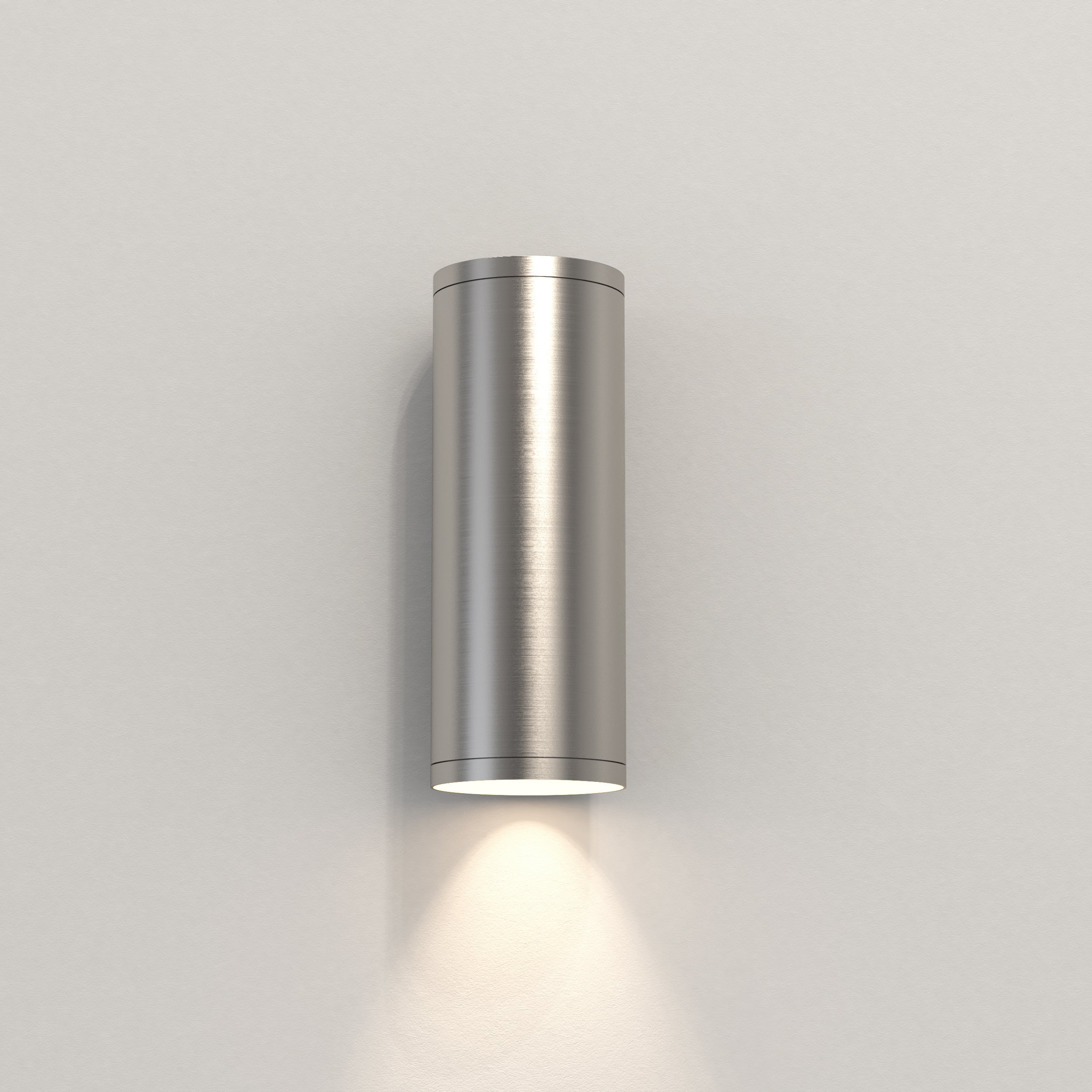 Ava 1/2Lt Coastal Coastal Wall Light in Brushed Stainless Steel/PVD Brushed Brass GU10 IP44