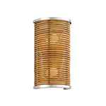 Carayes 2Lt Wall Sconce - Rattan